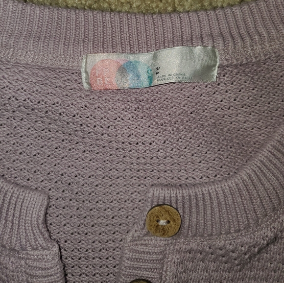 Free People Beach Cotton Pullover Relaxed Hailee Sweater - Picture 2 of 8